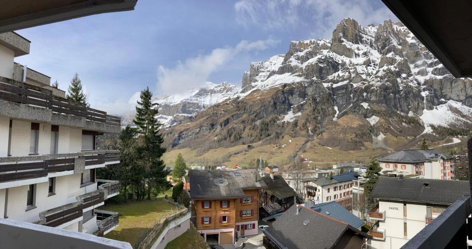 Flaminia Wohnung 15 - Best View And Free Parking! Leukerbad Esterno foto