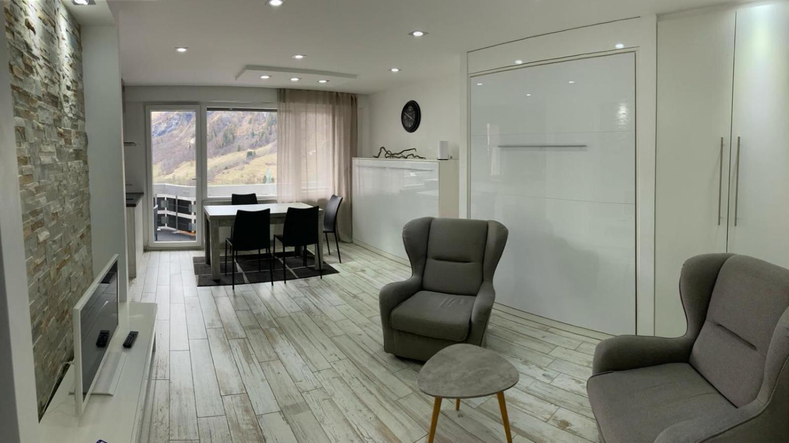 Flaminia Wohnung 15 - Best View And Free Parking! Leukerbad Esterno foto