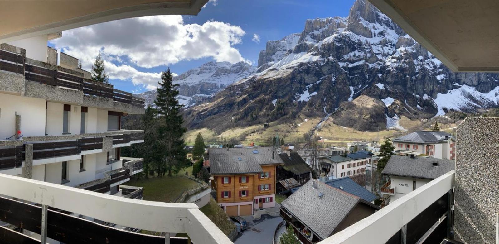 Flaminia Wohnung 15 - Best View And Free Parking! Leukerbad Esterno foto