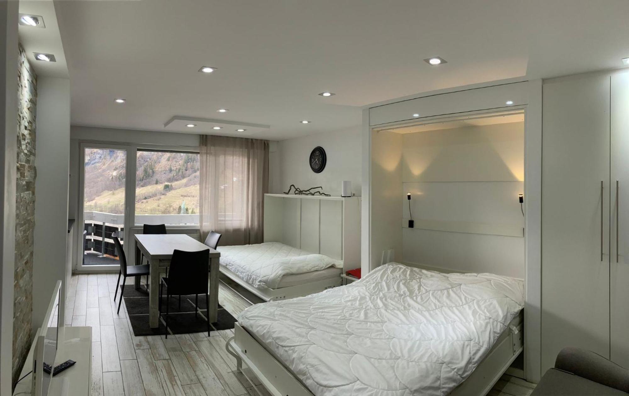 Flaminia Wohnung 15 - Best View And Free Parking! Leukerbad Esterno foto